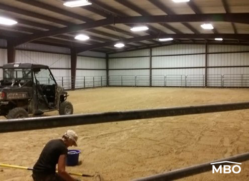 Interior of Horse Riding Arena Horse Riding Arena Interior