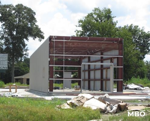 Constructing Pizza Hut Building Frame Pizza Hut Building Frame