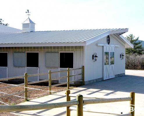 Metal Horse Barn Horse Barn
