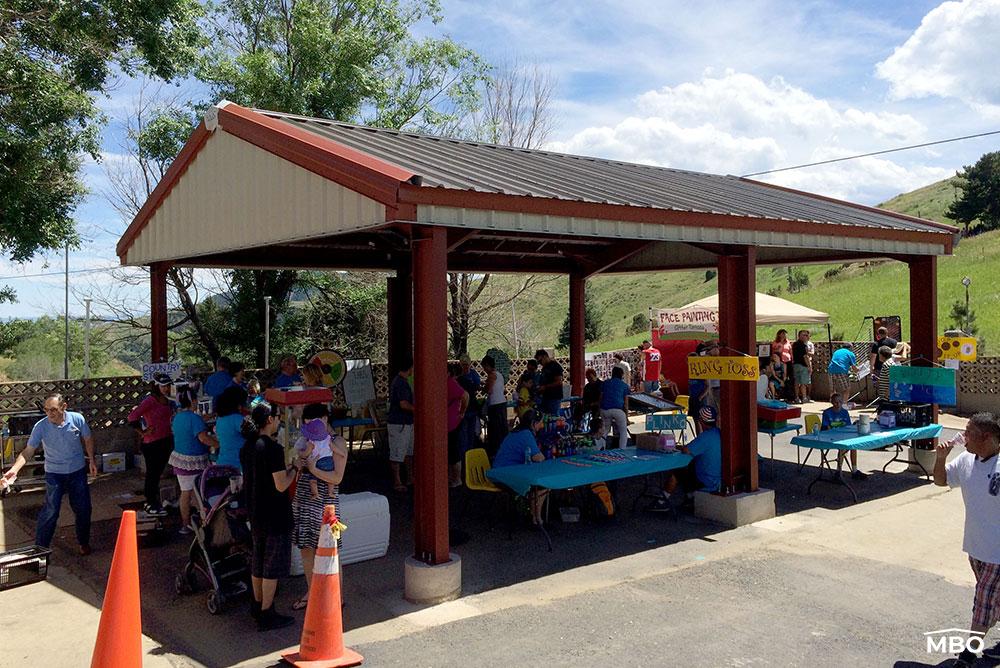 Park Pavilion in Golden, Colorado Steel Park Pavilion