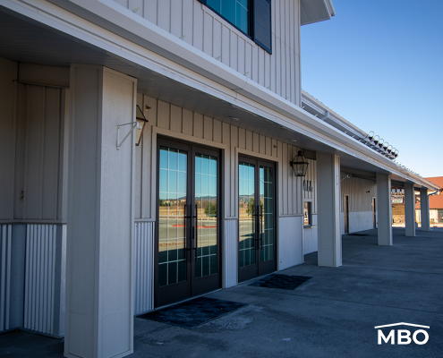 Metal Building Entry Way