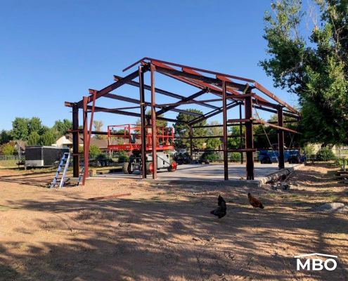 Garage Frame Installation
