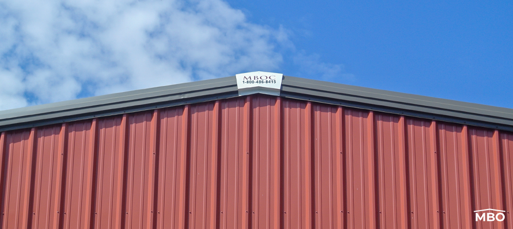 Metal Building Sticker