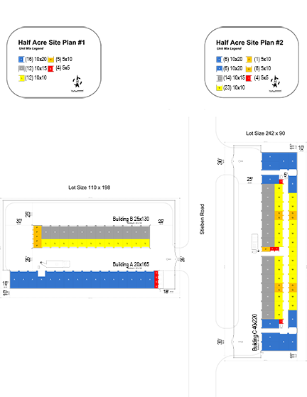 Half Acre Site Plan Half Acre Plan