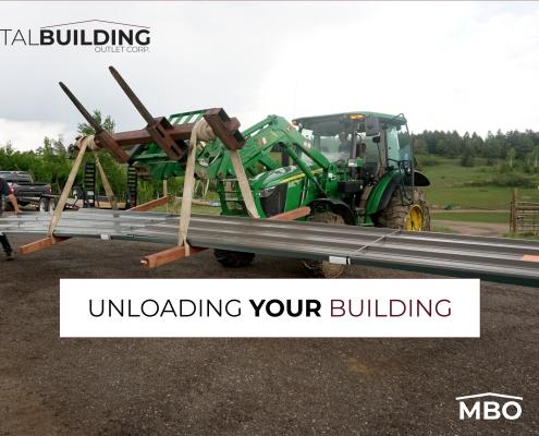 Unloading Metal Buildings