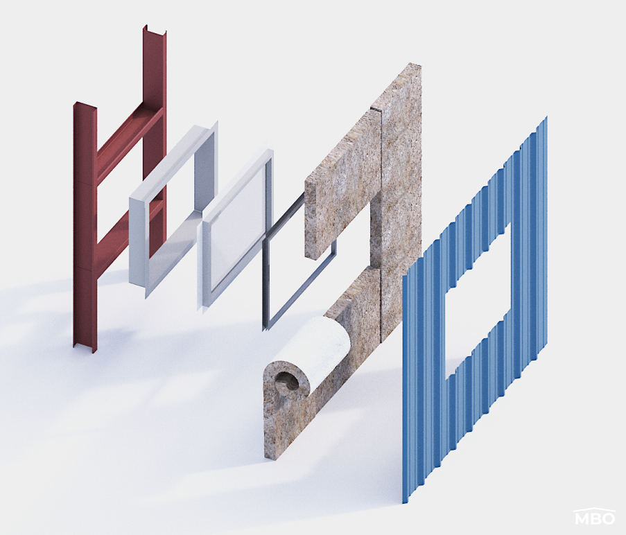 Window Assembly Layers Graphic Layered Window Assembly