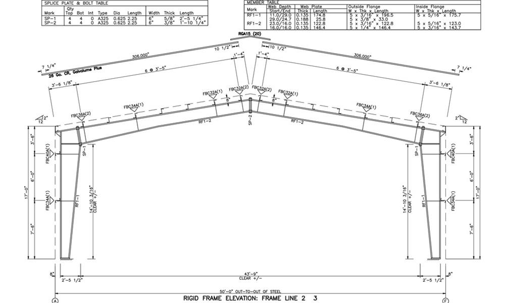 Steel Building Plans CO