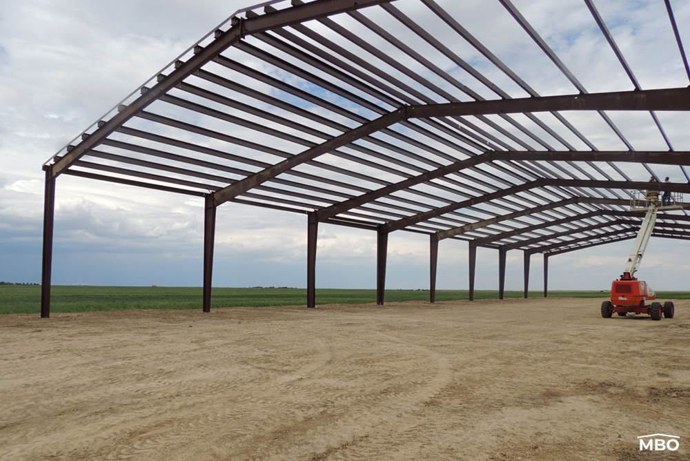 Long Building Frame CA