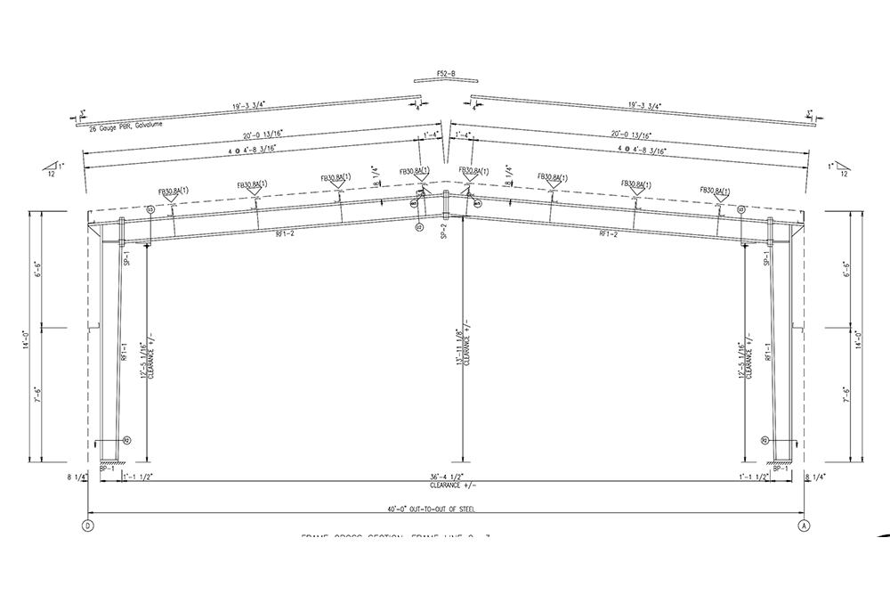 Metal Clear Span Building CA