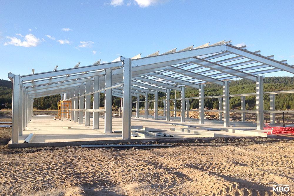 Cold Formed Building with Galvanized Framing Galvanized Cold Formed Frame
