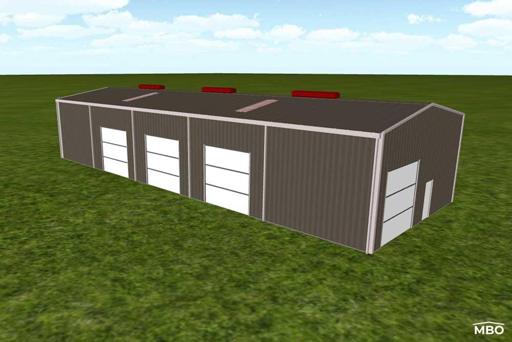 California Metal Building Rendering