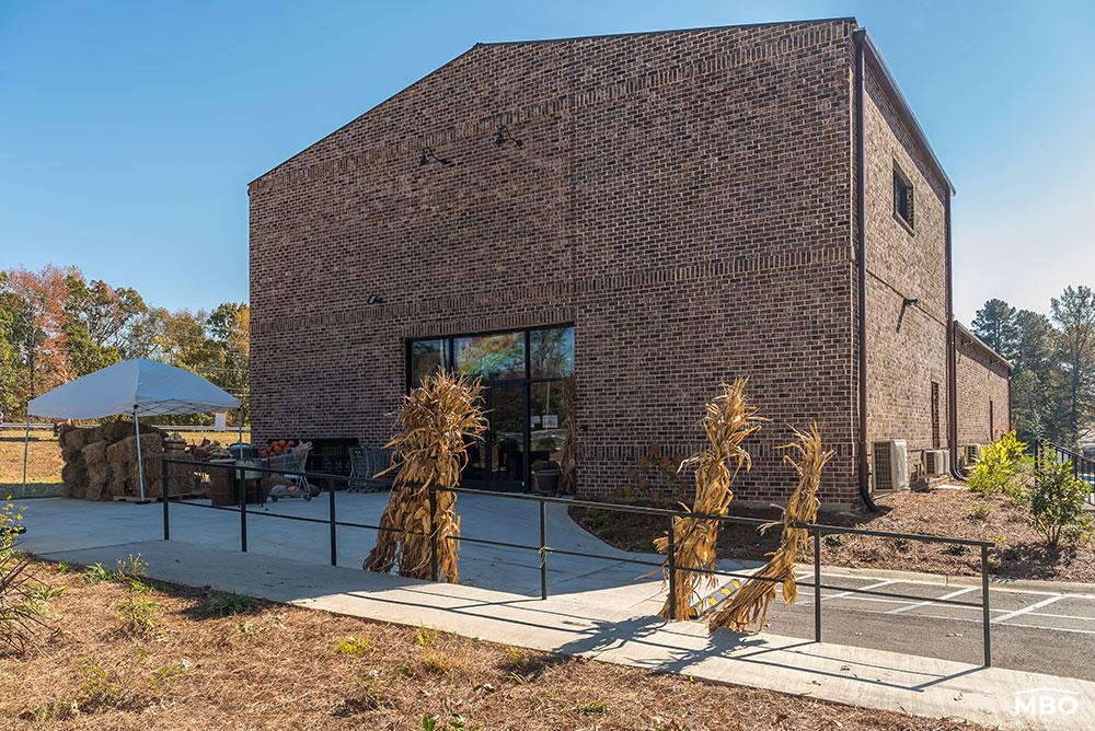 commercial-building-ga exterior metal buildings customizations like brick or stone