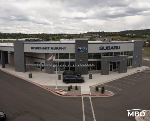 the facade of the new Subaru dealership in Durango, CO
