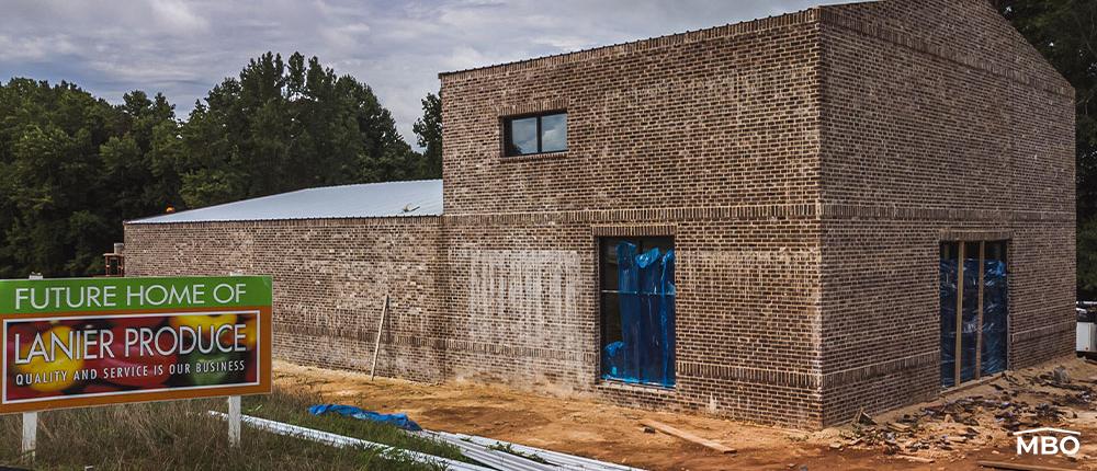 Brick Metal Building