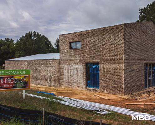 Brick Metal Building