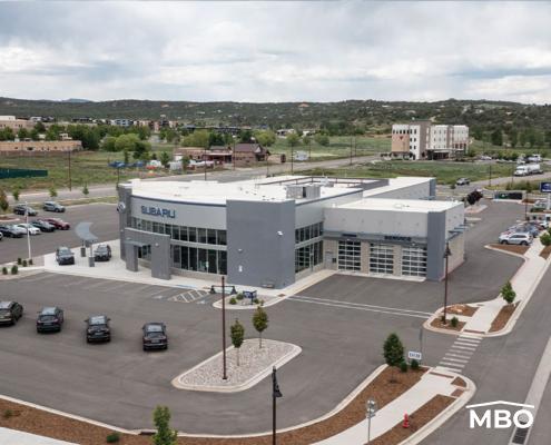 subaru-durango The Subaru Durango building with custom exterior finishes