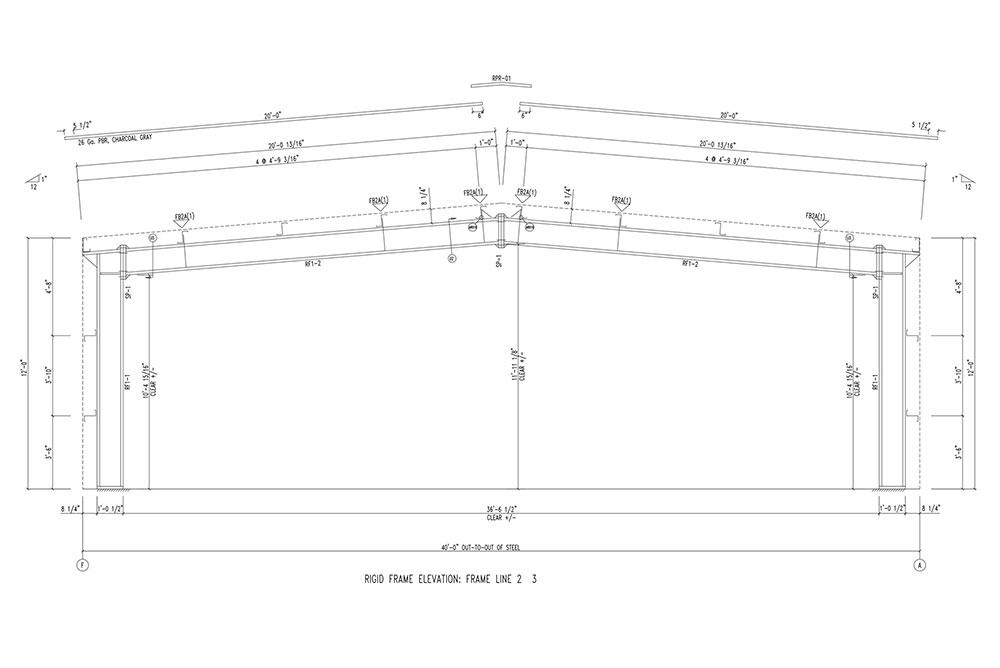 40x50x12 Metal Building 40x50x12 Metal Building Kit