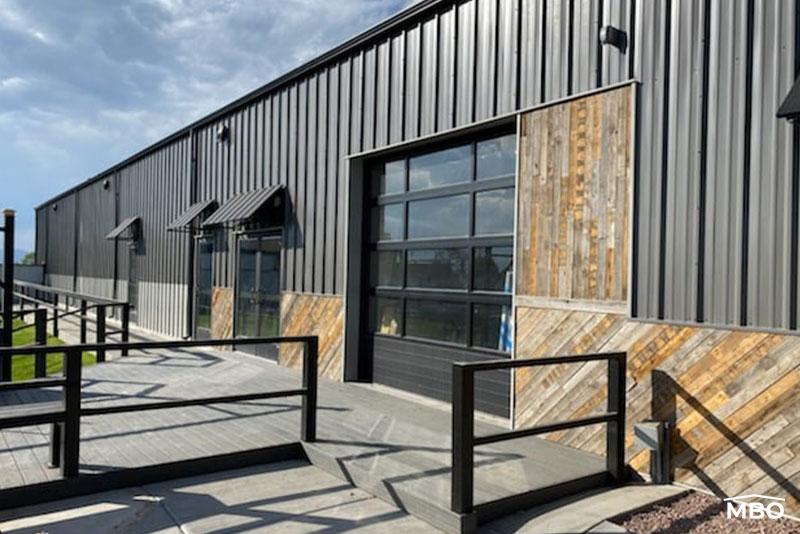 Exterior of Bowling Alley Building Bowling Alley Exterior