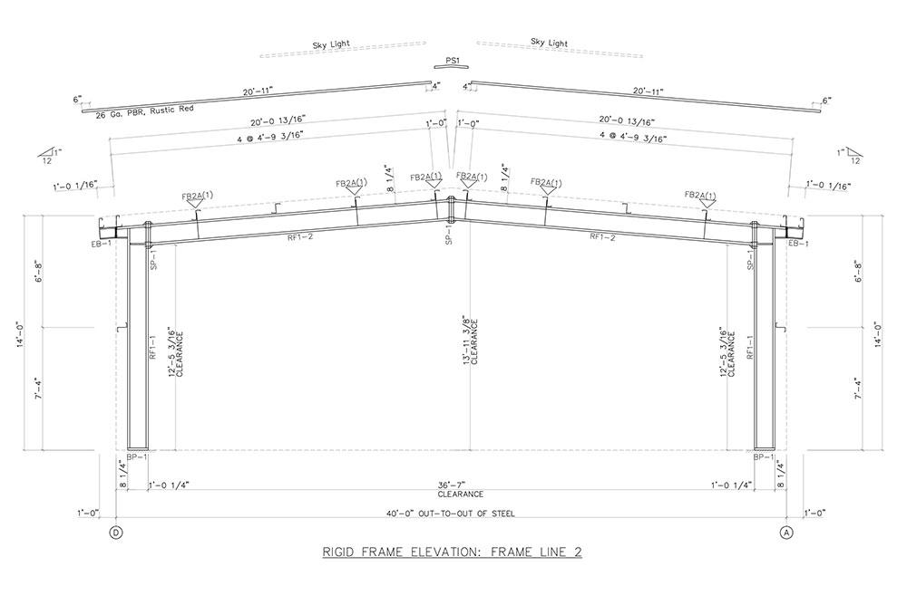 California Metal Building Blueprint California Building Blueprint