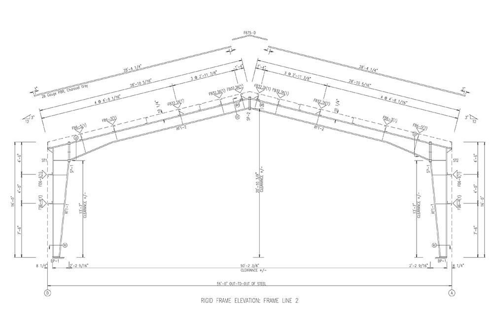 Blueprint of Arizona Building Arizona Building Blueprint
