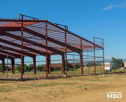 Clear Span Building Frame