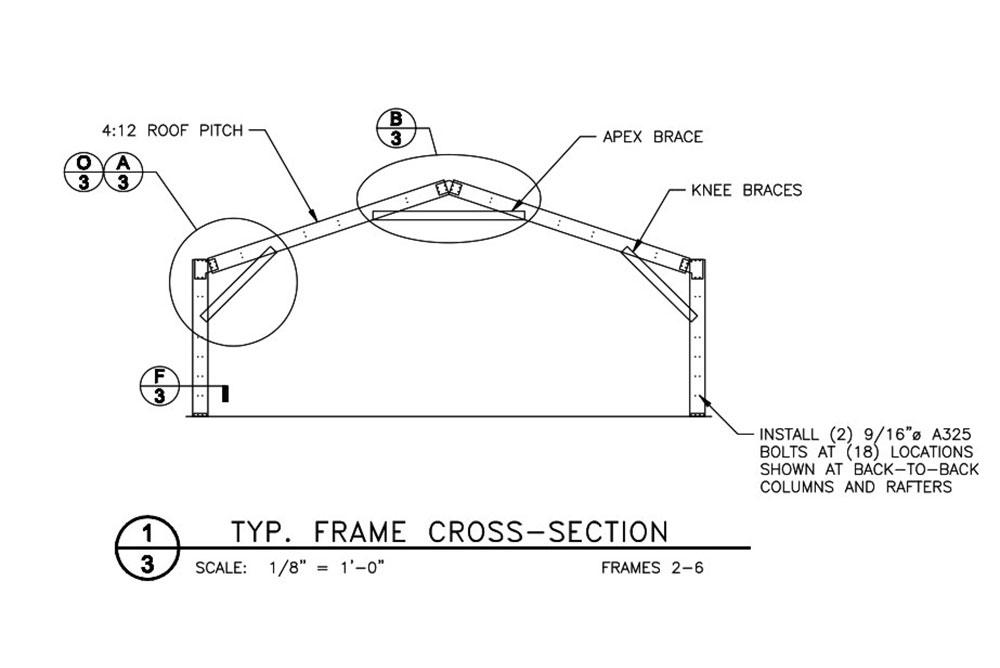 Blueprint of Colorado Building Colorado Building Blueprint