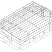 58x86x16 Metal Building Kit