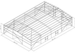 58x86x16 Metal Building Kit