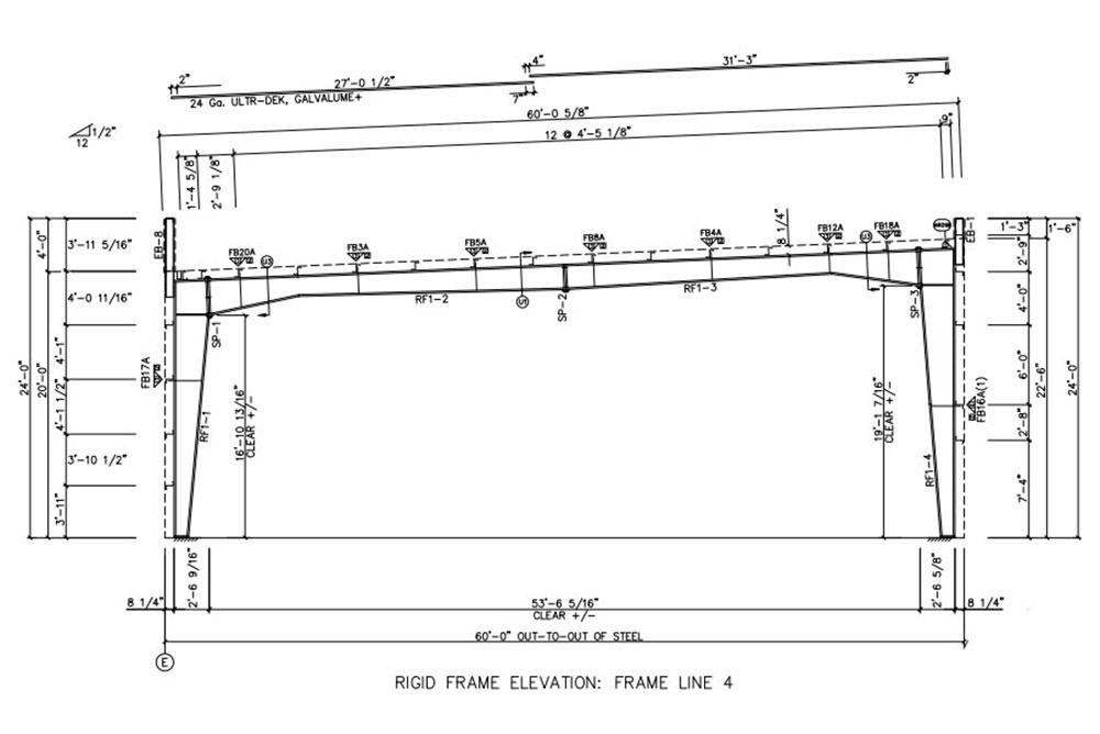 60x128x22 Metal Building