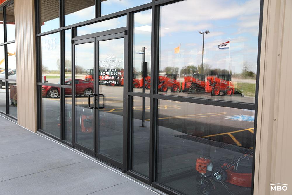 Kubota Dealership Entry Doors Dealership Glass Entry Doors