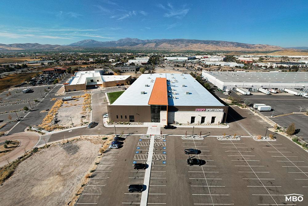 Ariel View of Swift Sportsdome in Reno, Nevada Swift Sportsdome Ariel View