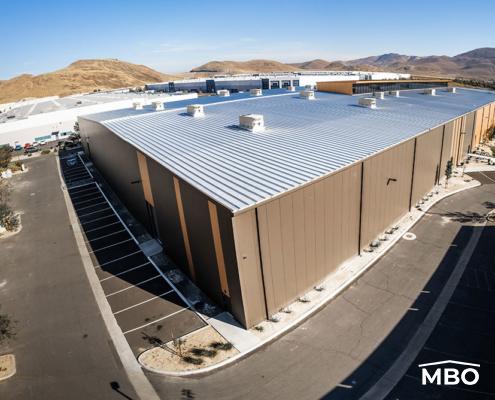 Steel Building Rear Exterior View Steel Building Rear Exterior