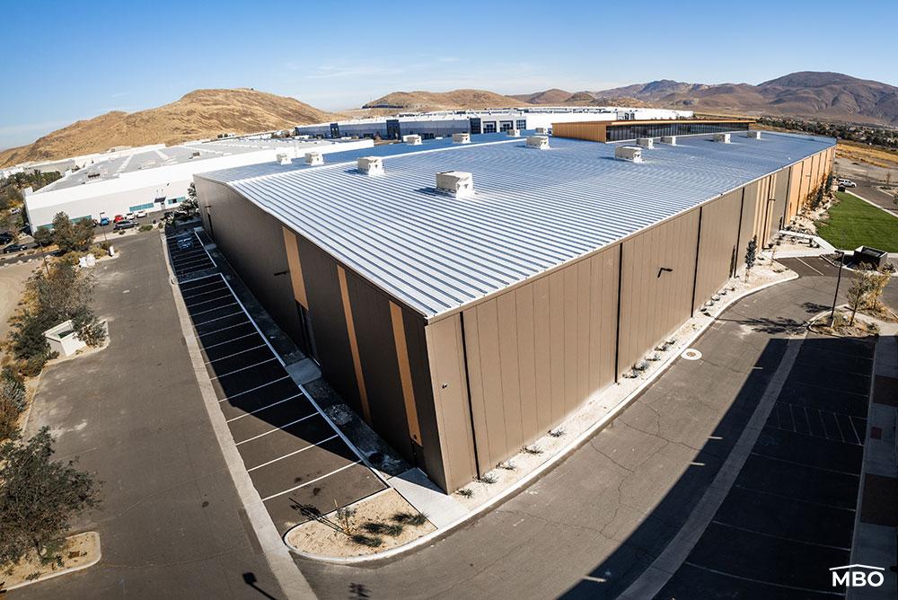 Steel Building Rear Exterior View Steel Building Rear Exterior