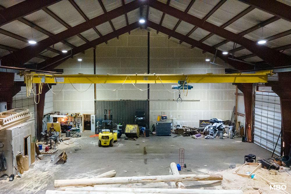 crane-in-commercial-building Crane Building Interior