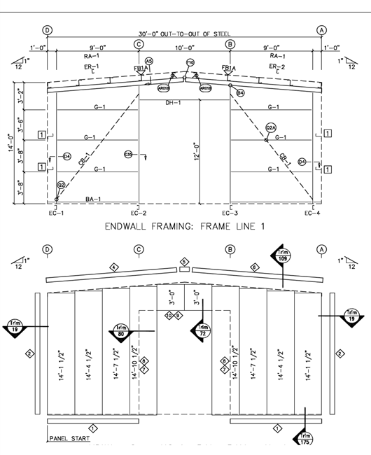 30x45x14 Metal Building 30x45x14 Steel Building