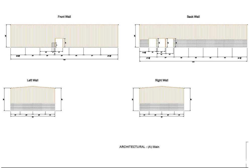 70x170 Warehouse 70x170 Steel Warehouse