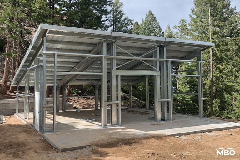 Cold Formed Garage in Conifer, Colorado