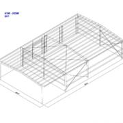 a new never constructed metal building that is 70x40 feet and ready for pick up
