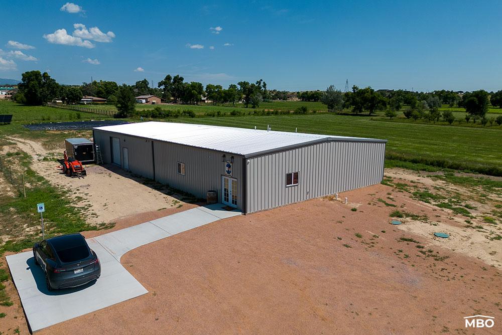 Metal Winery Building in Colorado Metal Winery Building in CO