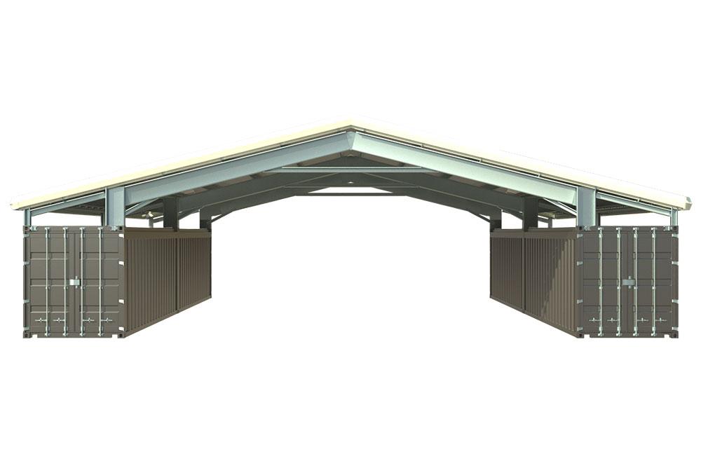 Steel Shipping Container Roof Kit Metal Shipping Container Roof Kit