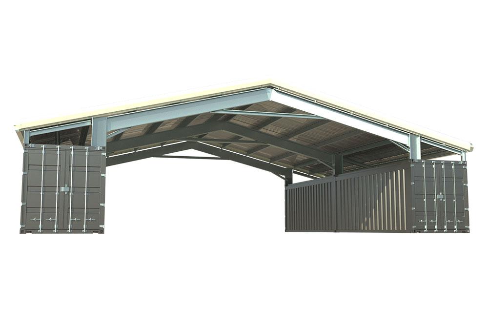 Prefabricated Shipping Container Roof Kit