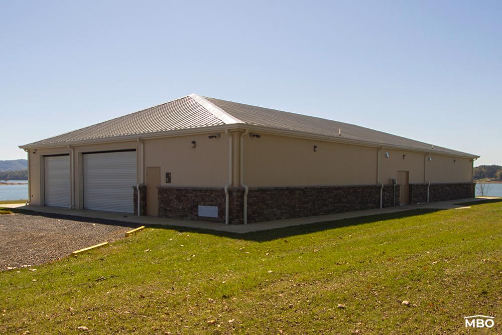 church-hip-roof custom brick exterior wainscot