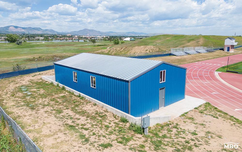Steel Shop for a Littleton, Colorado High School Metal Building Outlet