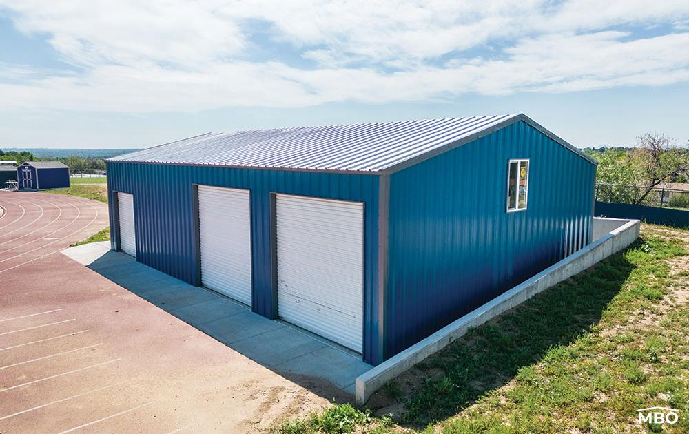 Steel Shop for a Littleton, Colorado High School Metal Building Outlet