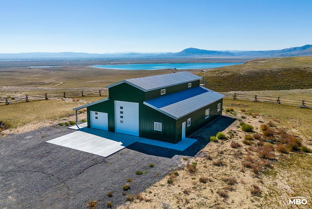 monitor-style-metal-building monitor style cold formed metal building in a nice country setting the building is green with white trim