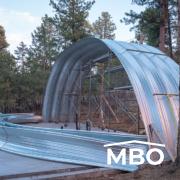 Steel Arch Building in Colorado
