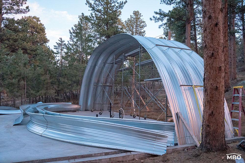 CO1774 Steel Arch Building in Colorado