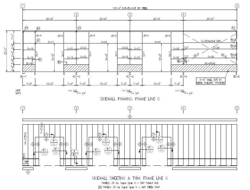 KS1779 Plans of a Metal Building