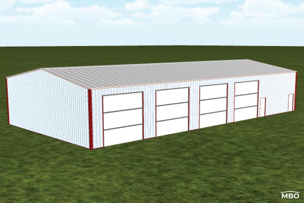 KS1781 White Building Render