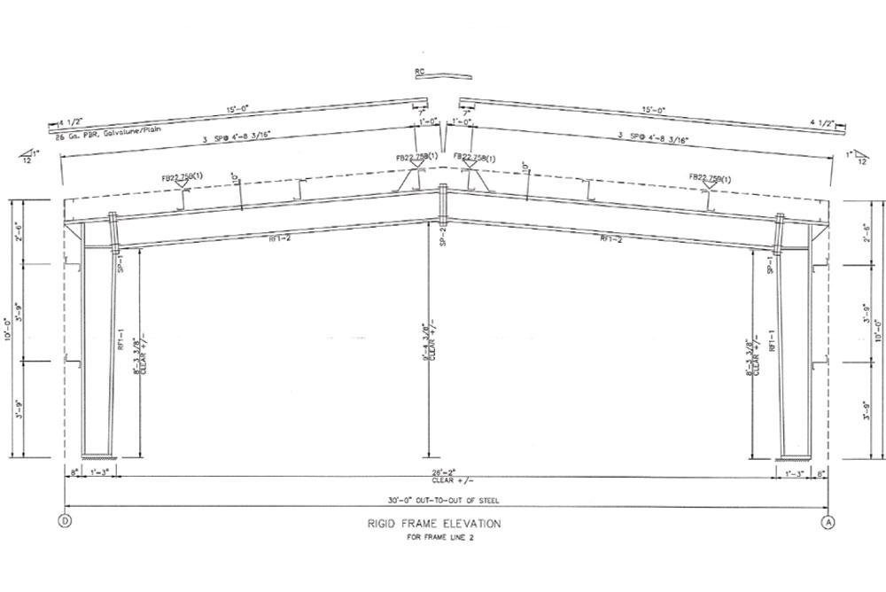 CO1795 Plans for a Metal Building